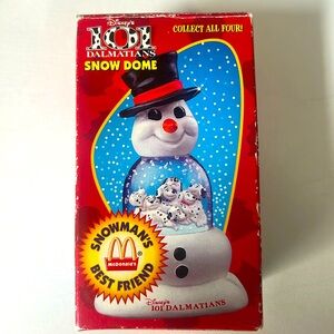 Vintage Disney 101 Dalmatians Snow Globe~~1996 McDonalds~w/box